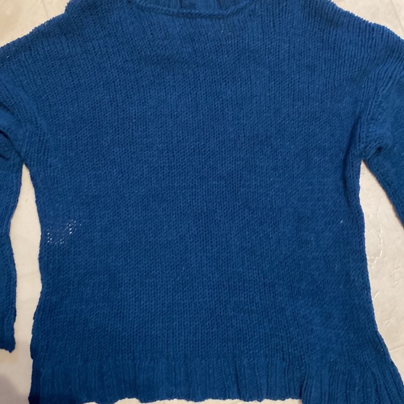 Ugg Knit Sweater, Beautiful Deep Marine Blue! Oversized, fits Sm/Med Rich Color! - Picture 9 of 12